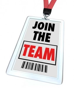 Join the Team - Lanyard and Badge